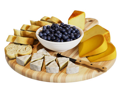 现代面包果盘 水果食物