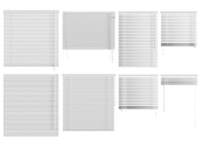 现代拉帘 卷帘 百叶窗帘3d模型 现代拉帘 卷帘 百叶窗帘