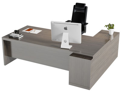 现代老板台 老板桌椅组合3d模型 现代老板台 老板桌椅组合