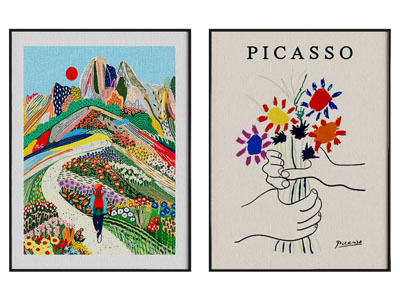 现代装饰挂画3d模型 现代装饰挂画