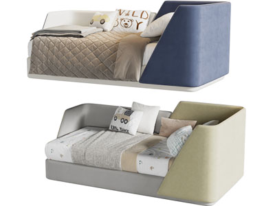 现代儿童单人床