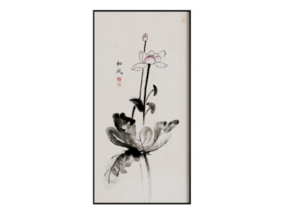 新中式装饰挂画3d模型 新中式装饰挂画