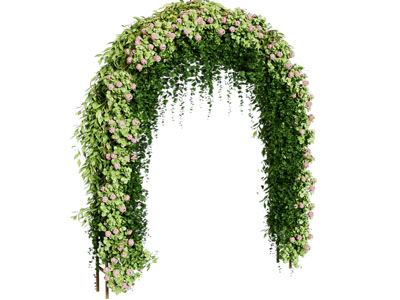 现代花卉门拱 门洞 花架 拱形门植物花架 花门3d模型 现代花卉门拱 门洞 花架 拱形门植物花架 花门