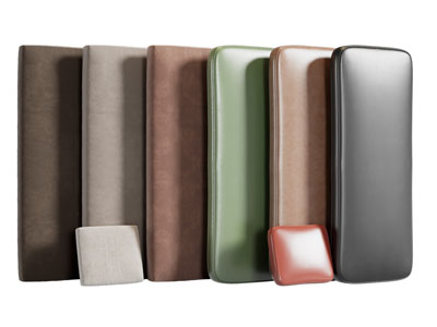 现代软包坐垫 沙发垫3d模型 现代软包坐垫 沙发垫