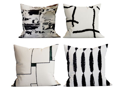 现代方形抱枕靠垫3d模型 现代方形抱枕靠垫