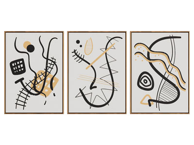 现代装饰挂画3d模型 现代装饰挂画