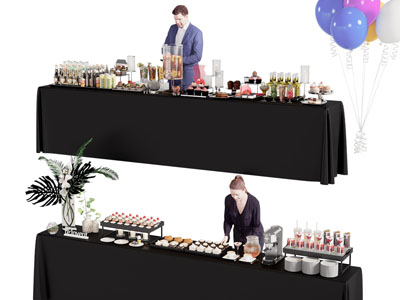 现代茶歇台 取餐台 冷餐台 展示台 茶台 蛋糕 甜点 饮