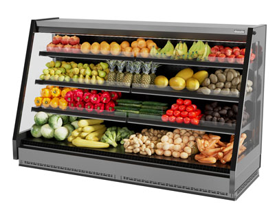 现代水果蔬菜保鲜柜 展柜 货架