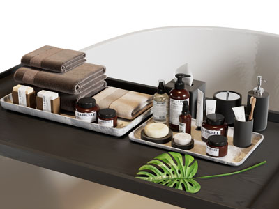 现代洗护用品 毛巾 卫浴小件