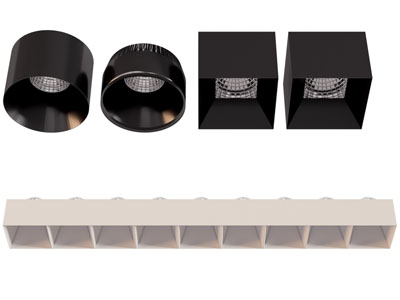 现代筒灯射灯3d模型 现代筒灯射灯