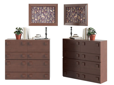 法式中古风玄关柜 边柜3d模型 法式中古风玄关柜 边柜