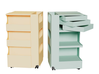 现代可移动文件收纳架 文件柜