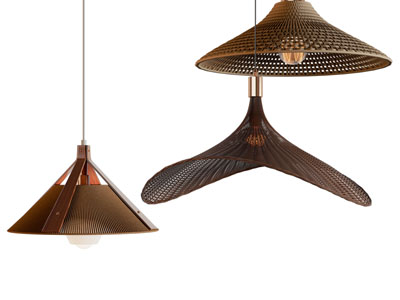 侘寂风藤编灯罩吊灯3d模型 侘寂风藤编灯罩吊灯