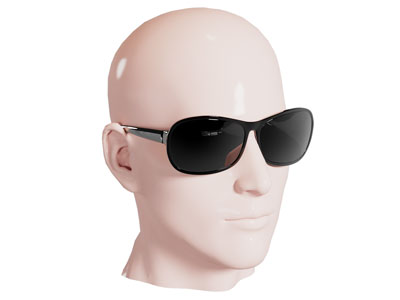 现代眼镜模特3d模型 现代眼镜模特