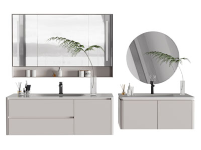 现代洗手台 镜柜 浴室柜