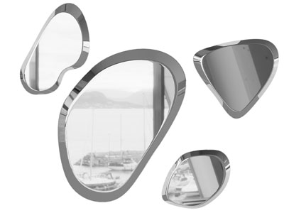 现代装饰镜子 墙饰挂件3d模型 现代装饰镜子 墙饰挂件