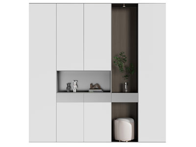 现代衣柜3d模型 现代衣柜