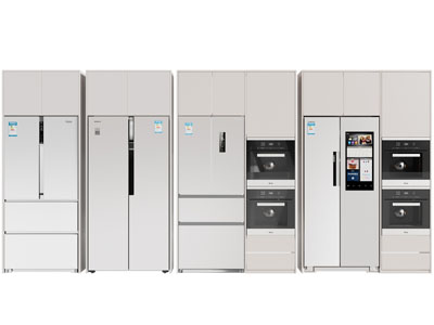 现代双开门 三门电冰箱3d模型 现代双开门 三门电冰箱