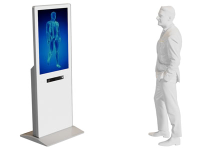 现代智能一体机展示机3d模型 现代智能一体机展示机