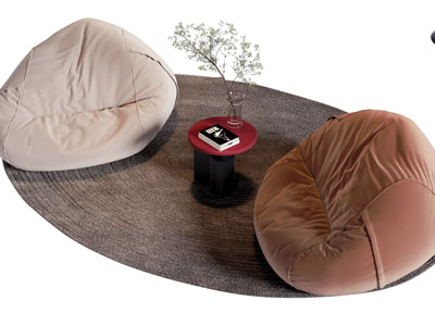 现代布艺懒人沙发