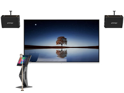 现代KTV设备 点歌屏 音响 液晶显示屏3d模型 现代KTV设备 点歌屏 音响 液晶显示屏