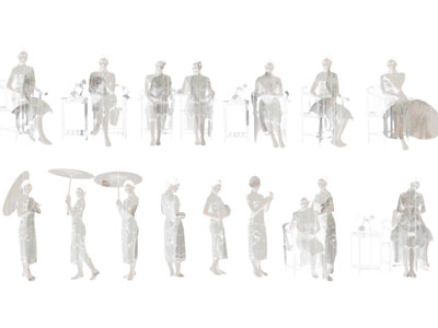 现代白模 素模 人物雕塑 场景人物3d模型 现代白模 素模 人物雕塑 场景人物