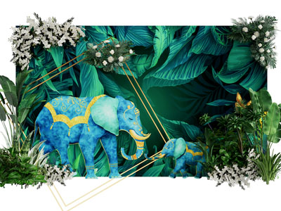 现代森系美陈 摆件组合3d模型 现代森系美陈 摆件组合