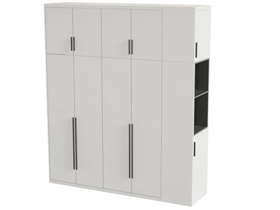 现代衣柜3d模型 现代衣柜