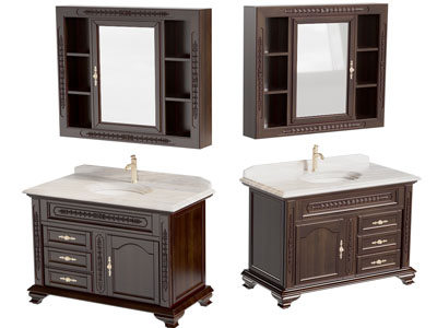 美式洗手台 镜柜 浴室柜