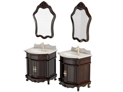 欧式洗手台 镜子 浴室柜