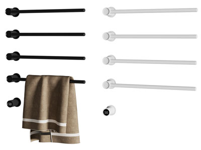 现代恒温毛巾架 卫浴小件