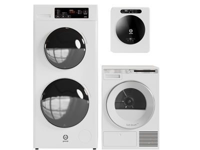 现代子母洗衣机3d模型 现代子母洗衣机