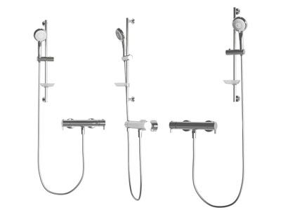 现代不锈钢淋浴花洒