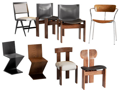 现代中古风休闲椅子 餐椅