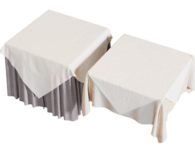 现代方形桌布 生活用品3d模型 现代方形桌布 生活用品