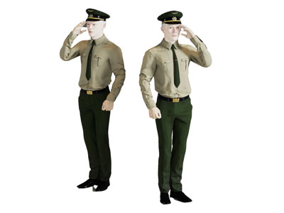 现代警察 保安 男人 人物