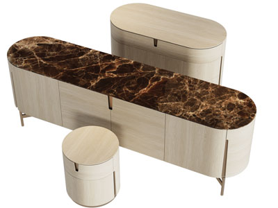 现代玄关柜 边柜 电视柜3d模型 现代玄关柜 边柜 电视柜