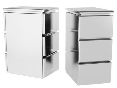 现代金属斗柜 收纳柜