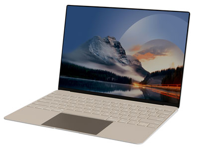 现代笔记本电脑3d模型 现代笔记本电脑