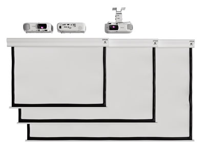 现代投影仪 投影幕布3d模型 现代投影仪 投影幕布