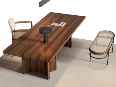 现代长方形书桌椅组合3d模型 现代长方形书桌椅组合