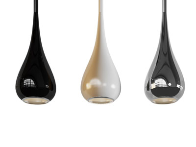 现代水滴造型的吊灯3d模型 现代水滴造型的吊灯