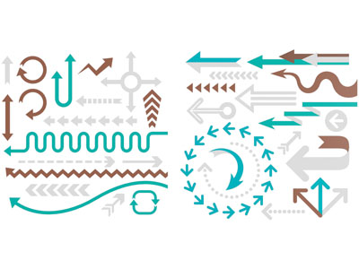 现代图标 箭头 墙饰 墙贴3d模型 现代图标 箭头 墙饰 墙贴