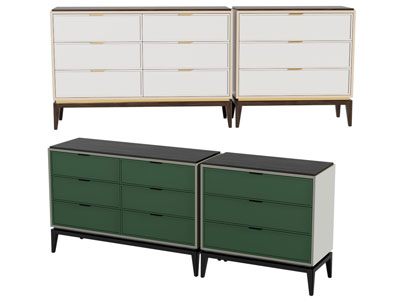 现代玄关柜 边柜 斗柜3d模型 现代玄关柜 边柜 斗柜