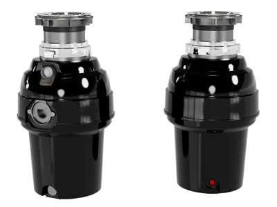 现代黑色垃圾食物处理器3d模型 现代黑色垃圾食物处理器