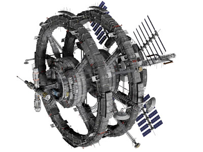 现代空间站 高精度宇宙空间站