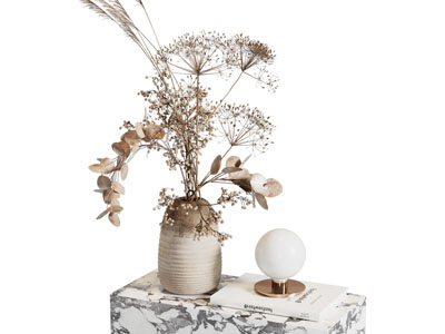 侘寂风花瓶花卉 台灯3d模型 侘寂风花瓶花卉 台灯