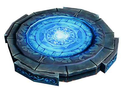 现代传送点魔法圆盘 游戏道具3d模型 现代传送点魔法圆盘 游戏道具