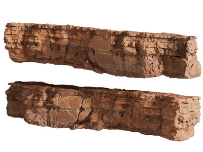 现代卡通土墙建筑