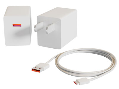 现代充电器 充电绳3d模型 现代充电器 充电绳